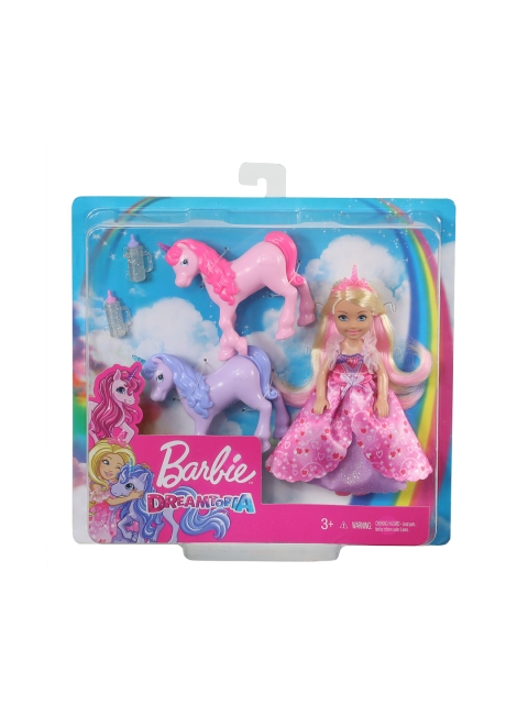 

Barbie Kids Multi-Coloured Princess & Baby Unicorn Doll Gift Set