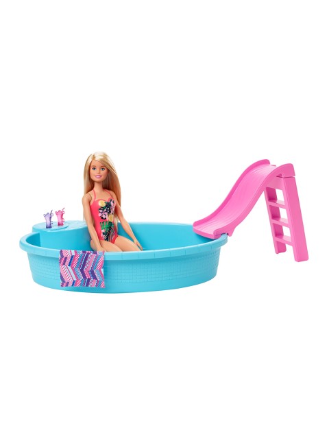 

Barbie Unisex Kids Multicolored Barbie Doll And Pool Playset, Multi
