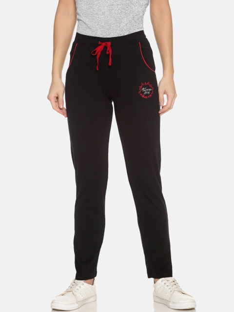 

FEMEA Women Black Solid Track Pants