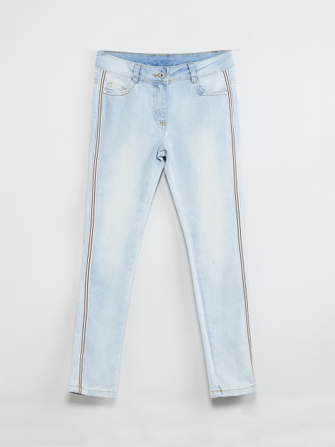 

max Girls Blue Regular Fit Mid-Rise Clean Look Stretchable Jeans
