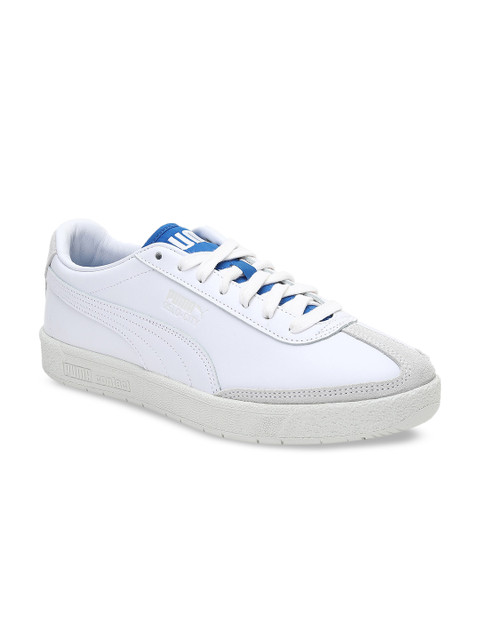 

Puma Unisex White Leather Training or Gym Shoes