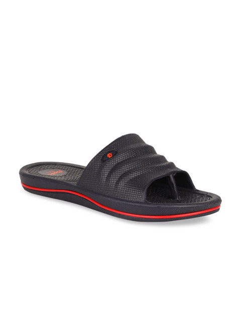 

Bata Men Navy Blue Solid Sliders