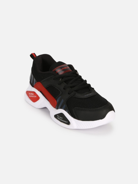 

Columbus Boys Black Mesh Running Shoes