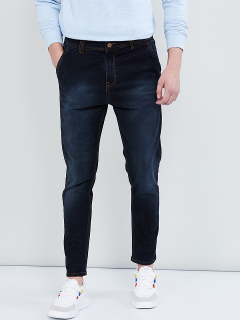 

max Men Blue Skinny Fit Mid-Rise Clean Look Stretchable Jeans
