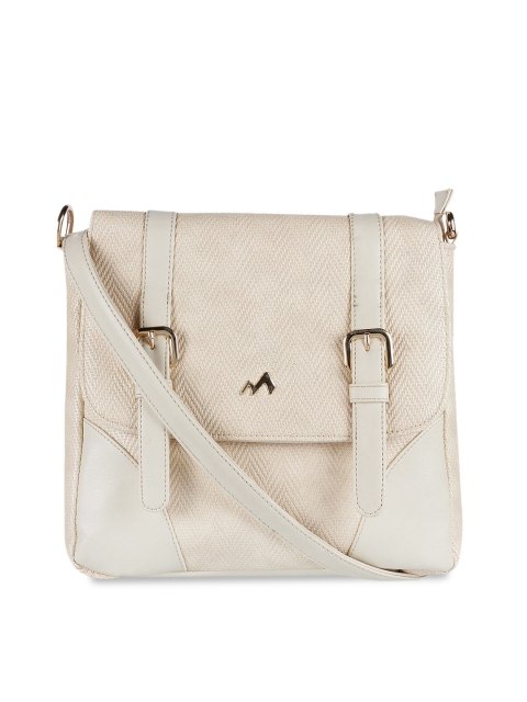 

Metro Beige Textured Sling Bag