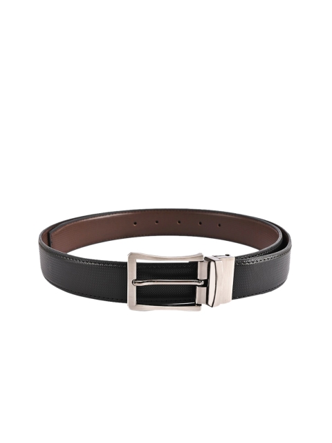 

BuckleUp Men Black & Brown Solid Belt