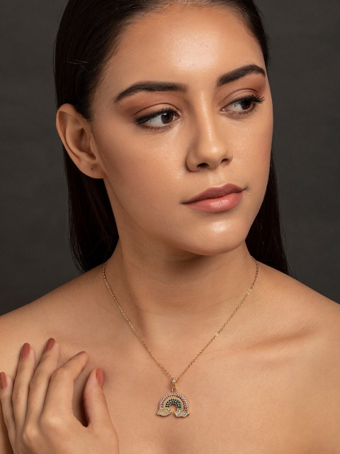 

DIVA WALK EXCLUSIVE Gold-Plated Handcrafted Necklace