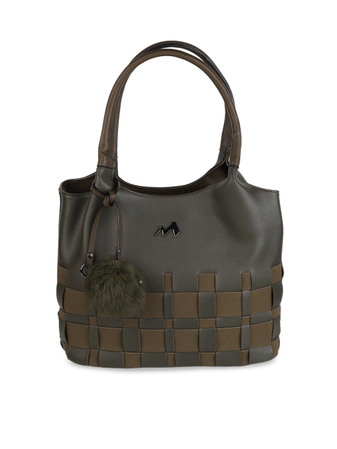 

Metro Green & Grey Checked Handheld Bag