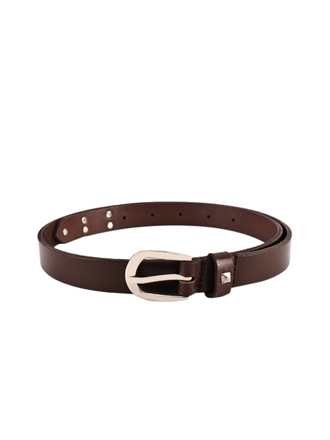 

BuckleUp Women Brown Solid Belt
