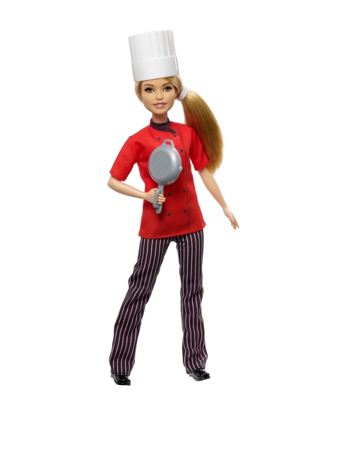 

Barbie Unisex Kids Red & Black Career-Chef Doll