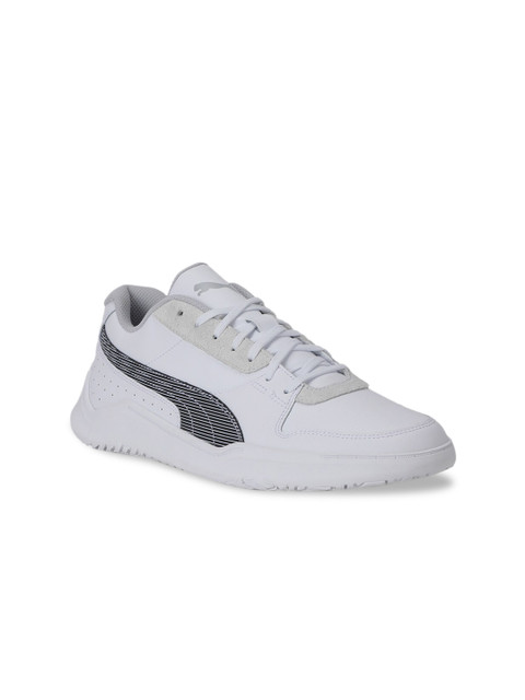 

Puma Unisex White & Black DC Past Trainers