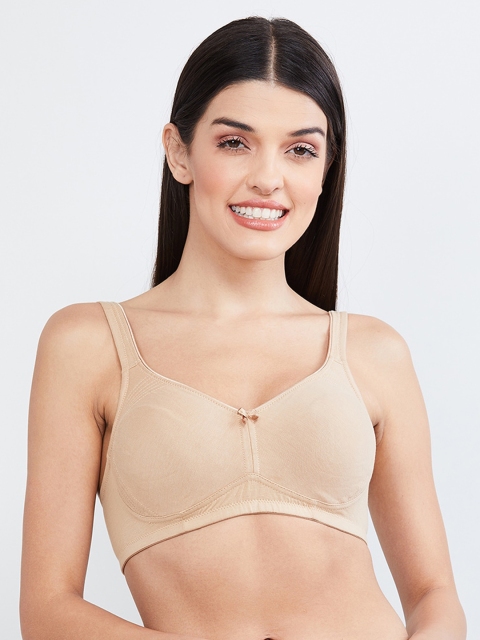 

max Beige Solid Non-Wired Non Padded T-shirt Bra WIN19SCB08SKIN