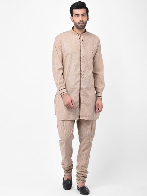 

SG LEMAN Men Beige Solid Kurta with Jodhpuri Pants