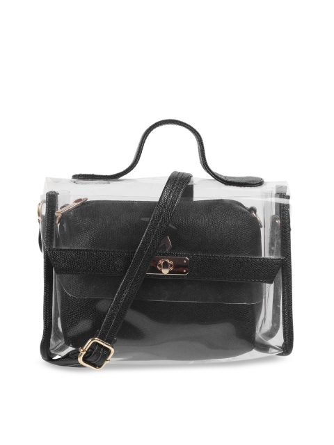 

Metro Black Solid Sling Bag