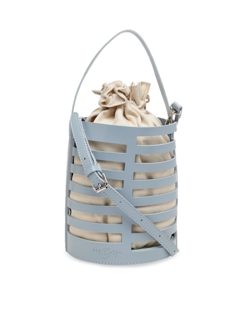 

MIO Borsa Blue Textured Shoulder Bag