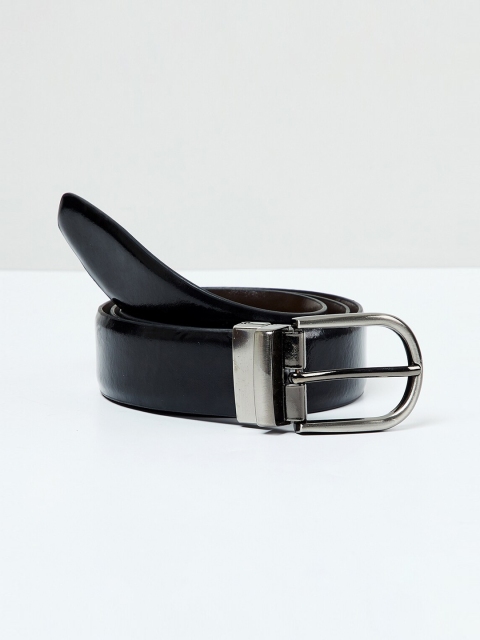 

max Men Black Solid Belt