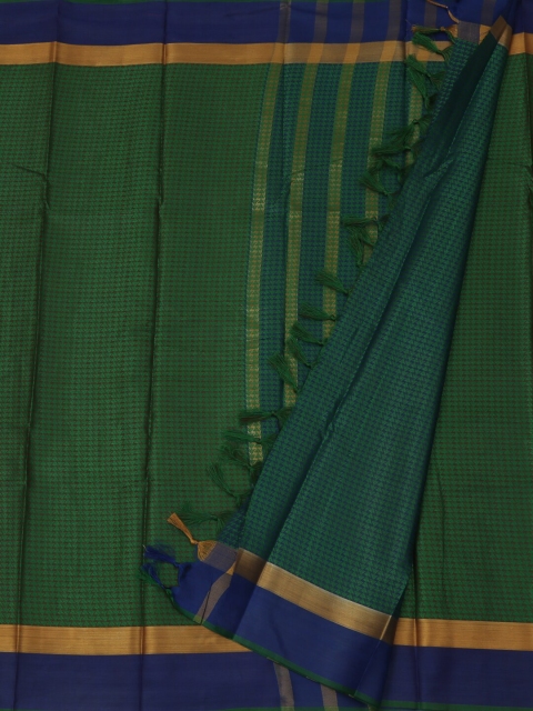 

Pothys Green Printed Cotton Blend Saree