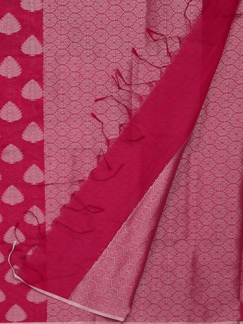 

Pothys Pink Woven Design Cotton Blend Saree