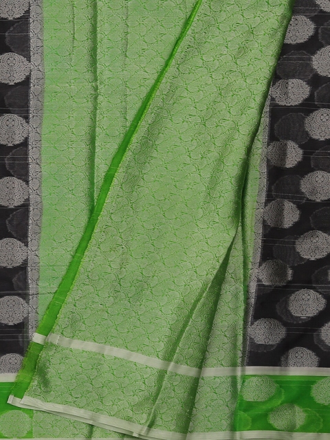 

Pothys Green & Navy Blue Tissue Woven Design Saree