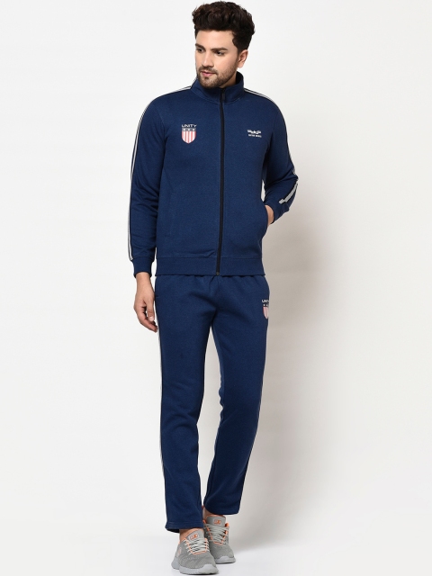 

Octave Men Navy Blue Solid Tracksuit