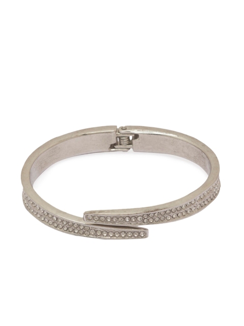 

Globus Gold-Plated Zircon Studded Cuff Bracelet