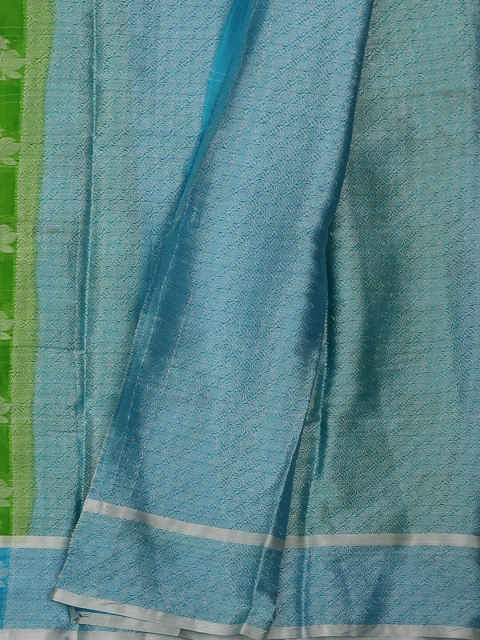 

Pothys Green & Blue Tissue Woven Design Saree