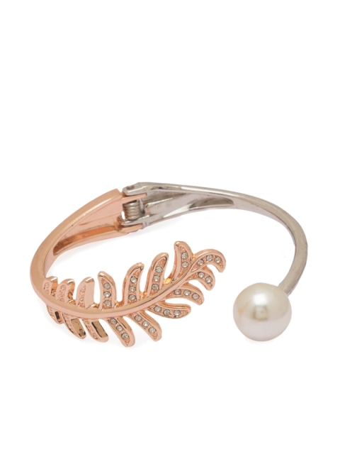 

Globus Rose Gold-Plated & Silver-Toned Cuff Bracelet