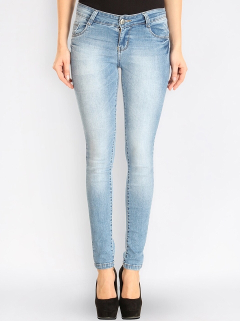 

fungus Women Blue Slim Fit High-Rise Clean Look Stretchable Jeans
