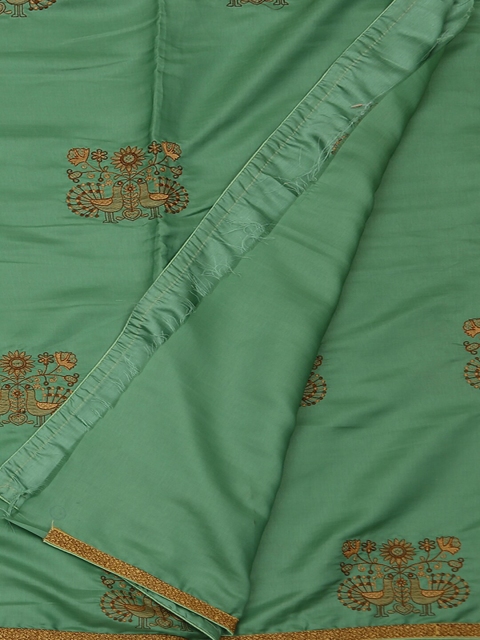 

Pothys Green & Beige Art Silk Printed Saree