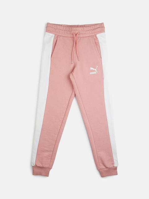 

Puma Girls Pink Solid Slim fit Classics T7 G Bridal Rose Sweat Pants