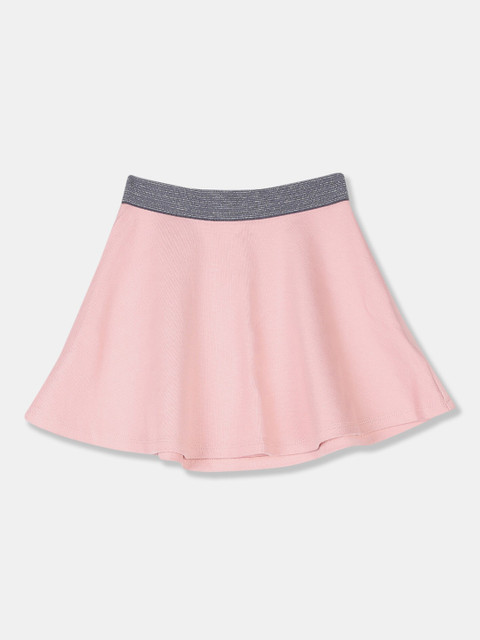 

GAP Girls Pink Solid Skirt