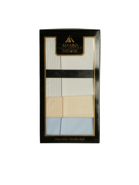 

Alvaro Castagnino Men Pack Of 10 Solid Accessory Gift Set, White