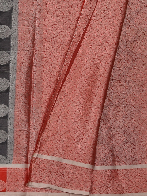 

Pothys Peach-Coloured Woven Design Tissue Saree