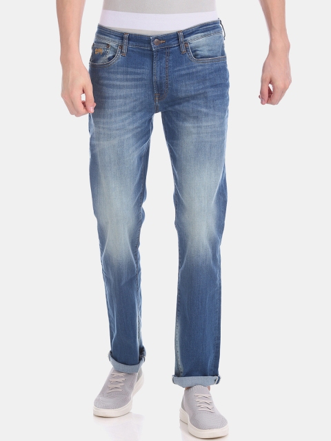 Aeropostale Men Blue Slim Fit Mid-Rise Clean Look Jeans
