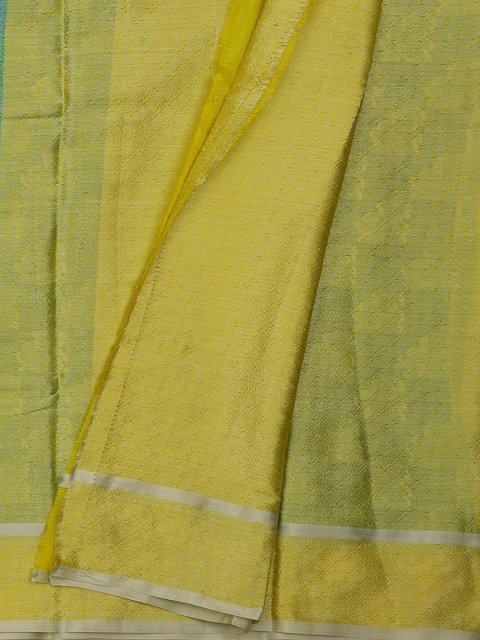 

Pothys Lime Green & Silver Tissue Woven Design Saree