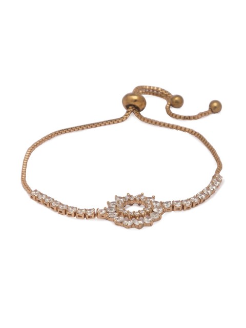 

Globus Gold-Plated Cubic Zirconia Wraparound Bracelet