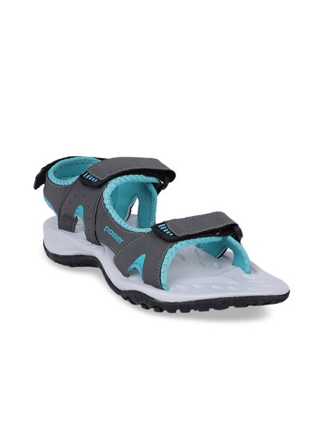 

Power Women Blue & Grey Colourblocked Sports Sandals