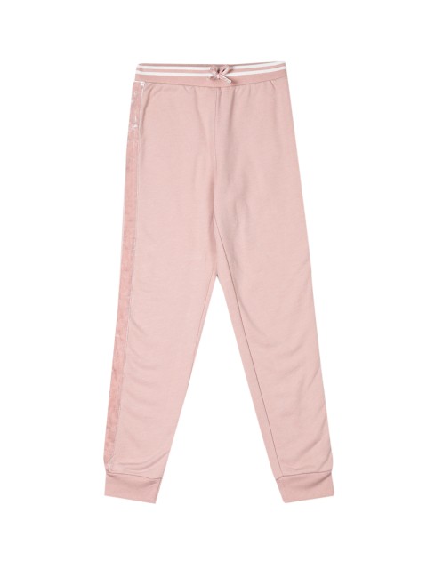 

The Childrens Place Girls Pink Solid Straight-Fit Joggers