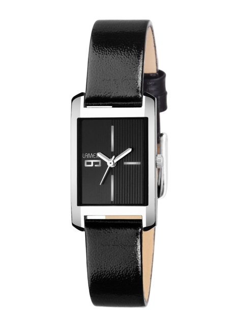 

LAMEX Women Black Analogue Watch