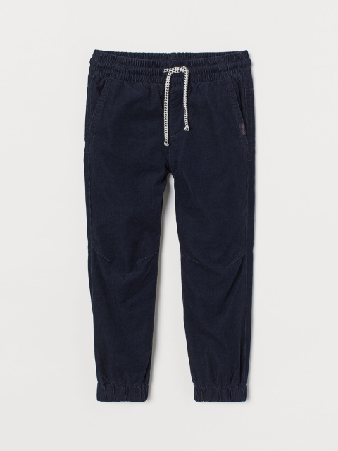 

H&M Boys Navy Blue Corduroy Joggers