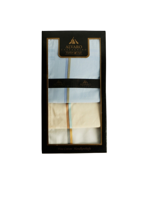 

Alvaro Castagnino Men Pack Of 10 Solid Accessory Gift Set, Blue
