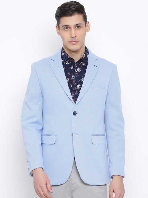 

Richlook Men Blue Solid Regular-Fit Single Breasted Blazer