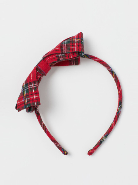

H&M Girls Red Bow-Top Alice Band