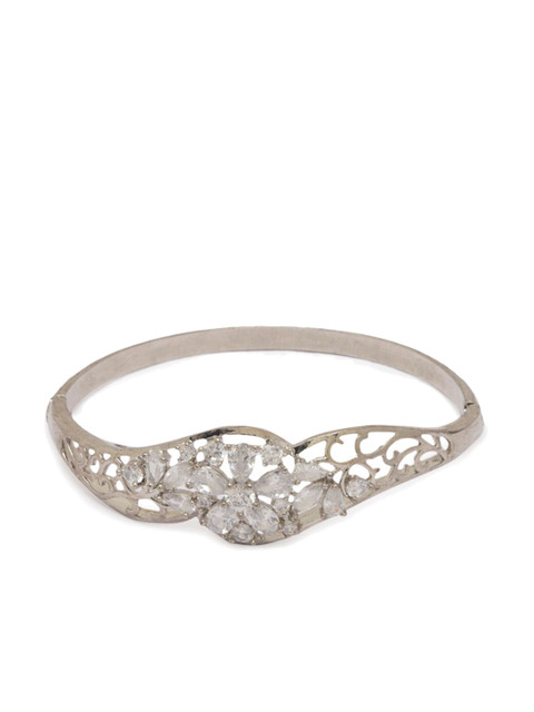 

Globus Silver-Plated Cubic Zirconia Cuff Bracelet