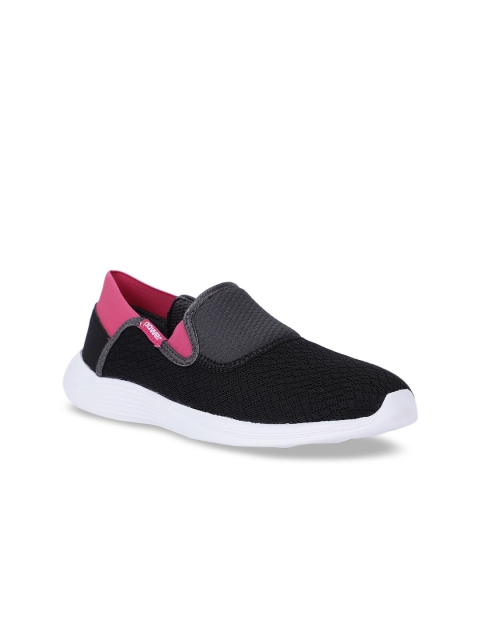

Power Women Black Slip-On Sneakers