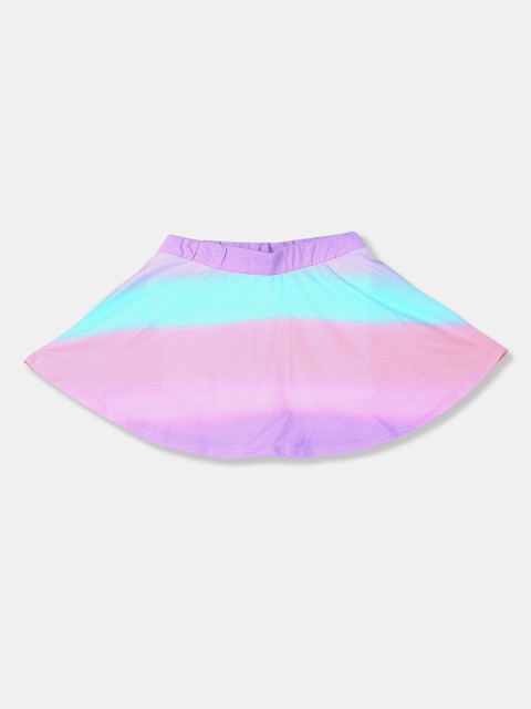 

The Childrens Place Girls Multicoloured Dyed Flared Skirt, Multi