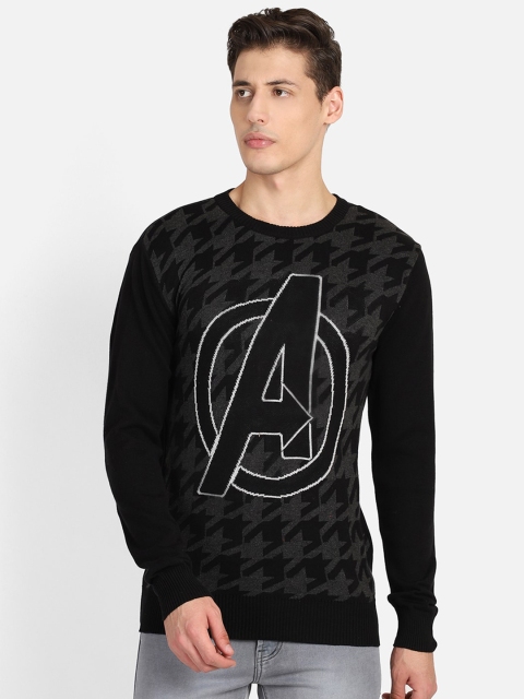 

Free Authority Avengers featured Black Sweater for Men