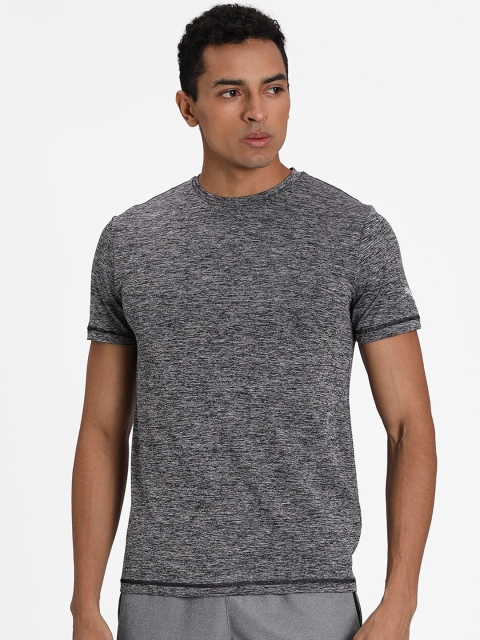 

Puma Men Black Solid Round Neck T-shirt