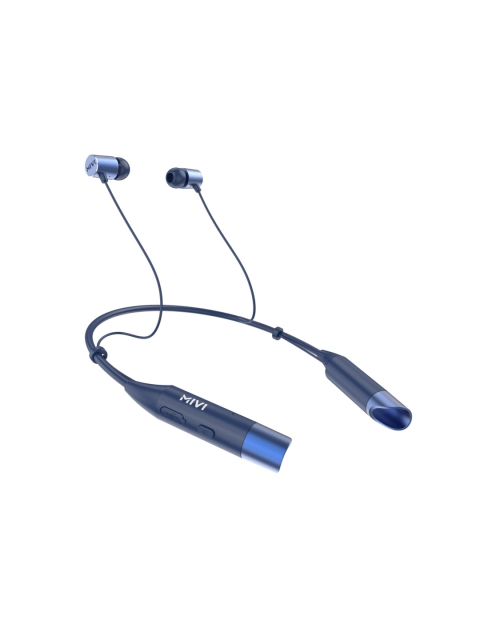 

mivi Unisex Blue Sustainable Collar Bluetooth Earphones
