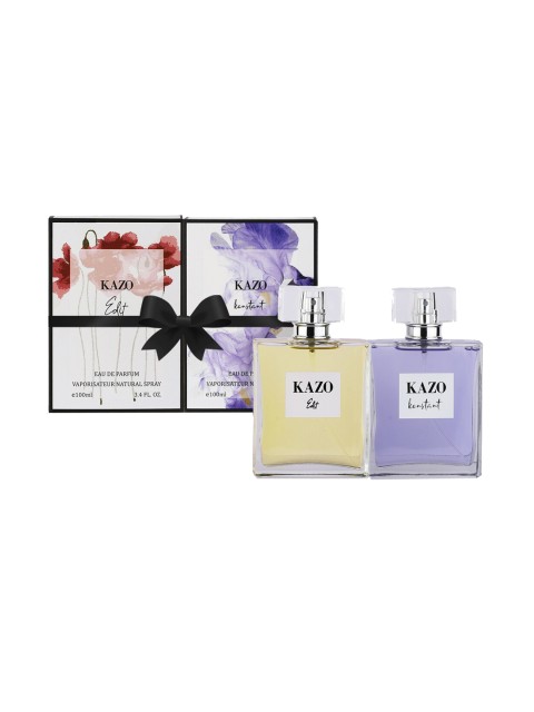 

Kazo Women Pack Of 2 Edit & Konstant Eau de Parfum 200 ml, Transparent